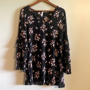 Long Sleeve xhilaration black dress